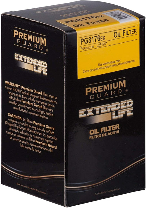 PG PG8176EX Extended Performance Oil Filter | Fits 2015-16 Audi A3, 2015 Volkswagen Beetle, 2018-20 Crafter, 2018-21 Crafter Van, Golf, Golf Sport...