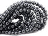 100Pcs Natural Crystal Beads Stone Gemstone Round Loose Energy Healing Beads with Free Crystal Stretch Cord for Jewelry Making (Hematite, 8MM)...