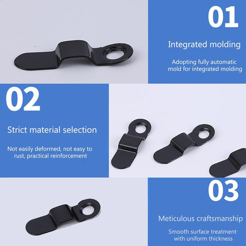 Picture Frame Fasteners Turn Button Fastener Picture Frame Hardware Frame Turn Button Metal Bow Shape Picture Frame Hardware Clips 100pcs Photo Fr...