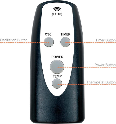 Replacement Remote Control for Lasko 2033674 S16612 S16614 S18610 S18965 Pedestal Fan...