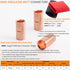 2 Gauge Non-Insulated Butt Connectors 8 PCS 2 Gauge Butt Splice Connectors 2 AWG Butt Splice Uninsulated Crimp Wire Connectors 38mm² Bare Pure Cop...