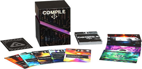 Greater Than Games: Compile: Main 1 - Area Control Strategy Card Game, Play As Competing Artificial Intelligence, Ages 14+, 2 Players, 20 Min...