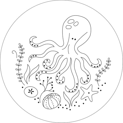Nautical Embroidery Pattern Transfers (set of 10 hoop designs!)...
