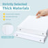 SUNEE 3 Ring Binder 1/2 Inch 4 Pack, Clear View Binder Three Ring PVC-Free (Fit 8.5x11 Inches) for School Binder or Office Binder Supplies, White ...