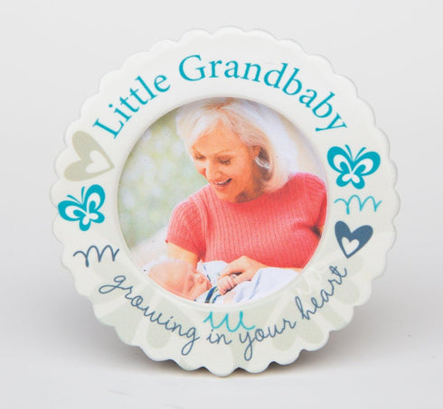 Little Grandbaby Growing In Your Heart Ultrasound Photo Ornament and Poem (Ornament Boxed w/ Poem)...