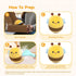 Cute Stuffed Animal Toy Fruit Plush Pillow, Funny Bee Throw Pillow, Soft Food Shape Hugging Pillow Plushie for Boys Girls Birthday Toy...