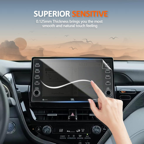 CDEFG 2 Pack Camry Screen Protector for 2021-2024 Toyota Camry Touchscreen Cover for Camry XSE XLE for Toyota Camry 2021 2022 2023 Accessories 9" ...