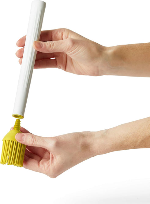 HerbWand Basting Brush with Ceramic Tray...