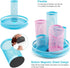 Rotating Pen Holder, Spinning Pencil Holder Desk Organizers, 5 Removable Tube Mesh Pen Pot Storage Caddy Stationery Sorter for Office School Suppl...