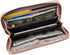 Women Wallets Tassel Bifold Ladies Cluth Wristlet Wrist strap Long Purse...