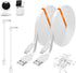 2 Pack 30ft Power Extension Cable Compatible with Wyze Cam v4,Wyze Cam Pan v3,Wyze OG,Wyze Cam v3 and v3 Pro Security Camera - 9m Long Flat USB to...