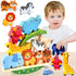 Atoylink Wooden Stacking Toys for Toddlers Cute Zoo Animals Stacking Blocks Balance Game Preschool Montessori Educational Toys for 2 3 4 5 Year Ol...