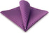S&W SHLAX&WING Pocket Squares for Men Dotty Purple with blue Dots Color Edge...