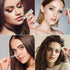 Travel Makeup Brushes Set, START MAKERS Retractable 8 in 1 Mini Powder Brush Beauty Sponge Blender, Synthetic Portable Foundation Blush Concealers...