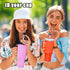 (3+3) 3PCS Straw Cover Cap 30&40 Oz Tumbler, Stanley Straw Topper Letter Straw Cover with 3PCS Letter Charm Chains Stanley Cup Accessories (Letter...