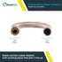 SharkBite 1 Inch x 1 Inch FIP x 24 Inch Stainless Steel Corrugated Flexible Water Softener Connector, Push to Connect Brass Plumbing Fitting, PEX ...