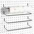 Paper Towel Holder for Pegboard, Extendable, Fit Any Standard Pegboard, 4 Packs, Black...