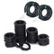 Morvat 30 Rubber Washers & 2 Rolls PTFE Teflon Plumbing Tape for Garden Hose, Water Pipes & Faucet Fittings, Leak Free Seal Plumbers Tape, Waterpr...