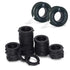 Morvat 30 Rubber Washers & 2 Rolls PTFE Teflon Plumbing Tape for Garden Hose, Water Pipes & Faucet Fittings, Leak Free Seal Plumbers Tape, Waterpr...