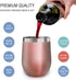 CHILLOUT LIFE 12 oz Stainless Steel Tumbler with Lid & Gift Box | Wine Tumbler Double Wall Vacuum Insulated Travel Tumbler Cup for Coffee, Wine, C...