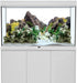AWERT 48x18 inches Stone Aquarium Background Aquatic Plant River Bed & Lake Fish Tank Background Vinyl Background...
