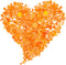 Swpeet 650 Pieces Assorted Sizes Resin Buttons 2 and 4 Holes Round Craft Buttons for Sewing DIY Crafts Children's Manual Button Painting(Orange)...