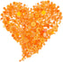 Swpeet 650 Pieces Assorted Sizes Resin Buttons 2 and 4 Holes Round Craft Buttons for Sewing DIY Crafts Children's Manual Button Painting(Orange)...