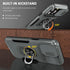 ADDIT Case for iPhone 15 Pro Max Phone Case iPhone 15 Pro Max Case, with Slide Camera Cover and Stand Ring, Support Magnet Car Mount, Military Gra...