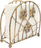 Antique Bronze Metal Floral Petals & Branches Tabletop Napkin Holder, Freestanding Tissue Dispenser...