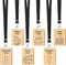 6 Pieces Hall Pass Lanyards and School Passes Set, Wooden Passes for School, Classrooms Hall, Library, Restroom, Office, Nurse, Teacher Supplies...