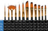12 Pcs Artist Paint Brushes Set with Synthetic Sable Hair for Acrylic Oil Watercolor Fine Art Painting, Full Range of Sizes & Shapes Kit...