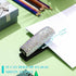 Bling Crystal Stapler Gift Sparkly Diamond Stapler for Desk Handmade Clay Rhinestone Machine Cute Stapler Pretty Office Stationery Kit Stylish Acc...
