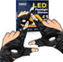 PARIGO LED Flashlight Gloves Gifts for Men Women-Valentines Day Gifts for Him Birthday Gifts for Dad Husband Him, Car Guy Unique Tool Cool Gadgets...