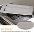 2 Pack Toaster Cover 2 Slice Toaster Cover Silicone Toaster Lid Bread Machine Cover Bread Maker Accessories (Grey)...