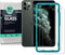 Ibywind Screen Protector For iPhone 11 Pro Max/XS MAX,with 2Pcs Tempered Glass,1Pc Camera Lens Protector,1Pc Backing Carbon Fiber Film [Fingerprin...