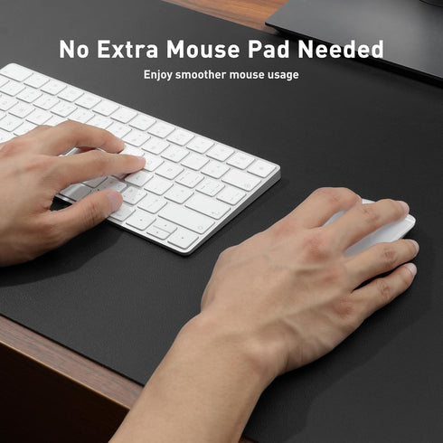 Leather Desk Pad Protector, Mouse Pad, Office Desk Mat, Non-Slip PU Leather Desk Blotter, Laptop Desk Pad, Waterproof Desk Writing Pad for Office ...