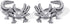 Boma Jewelry Sterling Silver Axolotl Stud Earrings...