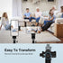 6amLifestyle Cell Phone Tripod Mount Adapter with Tripod Ball Head 360° Rotatable for Universal Smartphone Samsung Galaxy iPhone Holder for Tripod...