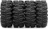 HOBBYSOUL 1.0 Mud Slingers Tires 64 * 25mm Super Soft Sticky 1.0 Crawler Tires for RC 1/24 AX24 SCX24 FCX24 1/18 TRX4M Upgrade...