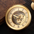 Hicarer 4 1/16 Inch Gold Skeleton Clock Insert with Gold Bezel...