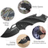 Mossy Oak Mini Folding Pocket Knife, 2.5-inch Stainless Steel Drop Point Blade - G10 Handle EDC Multifunction Tool with Bottle Opener and Glass Br...