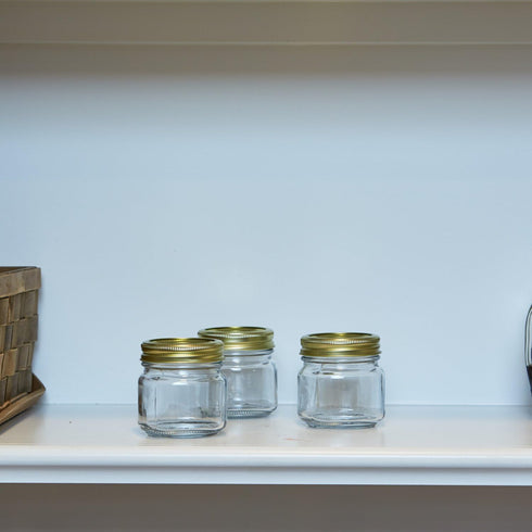 Anchor Hocking AHG17 1/2 Pint Home Canning Jars with Metal Lids and Rings Clear ( Pack Of 12 )...