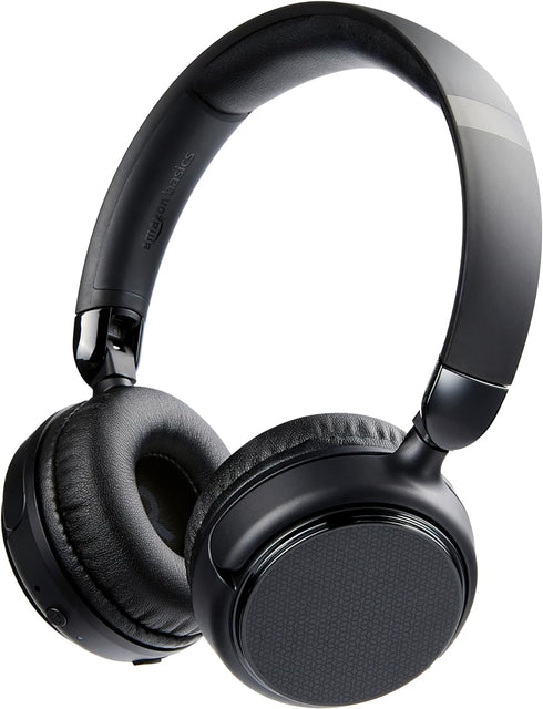 Amazon Basics Bluetooth Wireless On Ear Headphones with Microphone, 35 Hour Playtime, Foldable, One Size, Black...