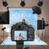 Baocicco Princess Carriage Fairy Tale Backdrop 5x7ft Photography Background Dreamy Blue Foggy Butterfly Shiny Lights Children Stories Girl Dream P...