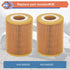 2Pcs Oil Filter Compatible With Mercedes-Benz Freightliner Jeep Dodge Vehicle E350 GL350 ML350 R320 R350 S350 Sprinter 2500 3500 Grand Cherokee 20...
