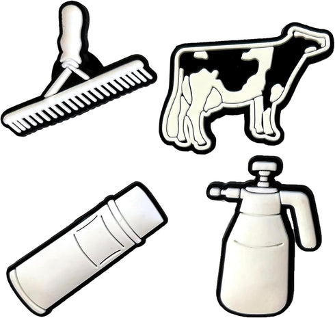 12 Pcs Livestock Farm Shoe Charms, Shoe Decoration Party Gifts For Boys, Girls, Kids, Women. (12Pcs Livestock)...