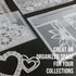 30 Pieces Clear Stamp & Die Plastic Storage Bag, Resealable Large Envelope Pocket for Card Making DIY Scrapbooking Paper Craft and Cutting Dies St...