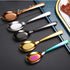 5 PCS Soup Spoon,Stainless Steel Spoon, Mirror Finish Spoons,Kitchen Serving Spoons,Dessert Spoon,Coffee spoon?Ice Cream Spoons for Soup Rice Tea ...