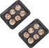Small Baking Sheet Nonstick 9.45 X 7.09 Inch (Inner 7.5x6), 8 Inch Mini Cookie Tray Toaster Conventional Oven Pan No Warp No Rust Magnetic Bakewar...