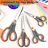 4 Pack Multipurpose Soft Grip Handle Scissors, Ultra Sharp Craft Scissors Set,All Purpose Scissors for Home Household Office Sewing School Teacher...